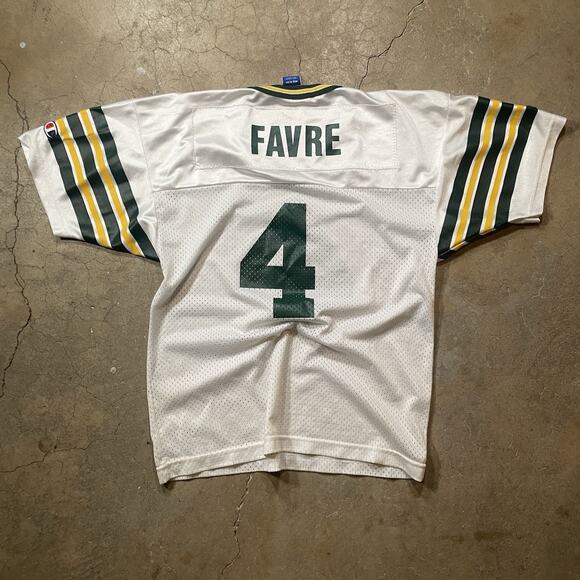 Champion Other - Vintage Champion Brett Favre Jersey Youth L NFL 90s Green Bay Packers USA